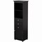 Tall Freestanding Storage Organizer Linen Tower, Vanity Closet, Bathroom Cabinet with 2 Open shelves, 3 Drawers, and a Closet